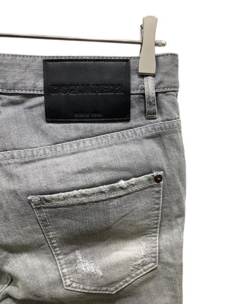 DSQUARED2（ディースクエアード）DSQUARED2 (ディースクエアード) Cool Girl Cropped Jean グレー サイズ:36の古着・服飾アイテム