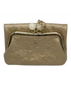中古・古着通販】ANNA SUI (アナスイ) ミニ3つ折り財布 イエロー