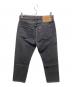 LEVI'S (リーバイス) 501後染めデニムパンツ ブラック サイズ:31：12000円