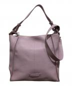 COLE HAANコールハーン）の古着「レザーショルダーバッグ」｜ピンク