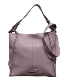 COLE HAAN（コールハーン）の古着「レザーショルダーバッグ」｜ピンク