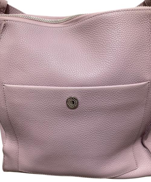 COLE HAAN（コールハーン）COLE HAAN (コールハーン) レザーショルダーバッグ ピンクの古着・服飾アイテム