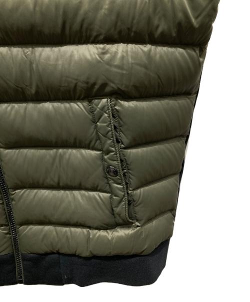 POLO RALPH LAUREN（ポロ・ラルフローレン）POLO RALPH LAUREN (ポロ・ラルフローレン) フーデッドロゴ刺繍ダウンベスト グリーン サイズ:Mの古着・服飾アイテム