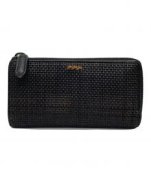 ERMENEGILDO ZEGNA（エルメネジルド・ゼニア）の古着「長財布」｜ブラック