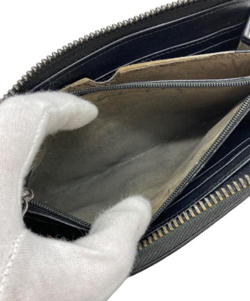 ERMENEGILDO ZEGNA（エルメネジルド・ゼニア）ERMENEGILDO ZEGNA (エルメネジルド・ゼニア) 長財布 ブラックの古着・服飾アイテム