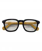 MONCLERモンクレール）の古着「バイカラーサングラス」｜ブラック×イエロー