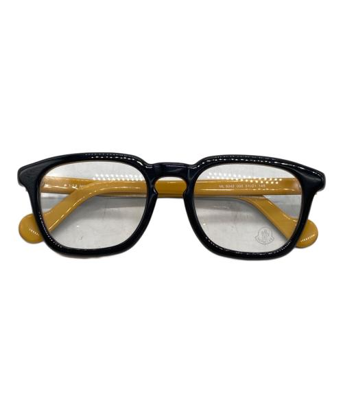 MONCLER（モンクレール）MONCLER (モンクレール) バイカラーサングラス ブラック×イエロー サイズ:51□21の古着・服飾アイテム
