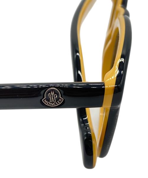 MONCLER（モンクレール）MONCLER (モンクレール) バイカラーサングラス ブラック×イエロー サイズ:51□21の古着・服飾アイテム