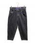 SEDAN ALL-PURPOSE（セダンオールパーパス）の古着「23FW Oval Logo Denim Pant」｜ブラック