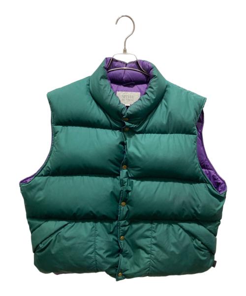 SEDAN ALL-PURPOSE（セダンオールパーパス）SEDAN ALL-PURPOSE (セダンオールパーパス) Classic Down Vest グリーン サイズ:Lの古着・服飾アイテム