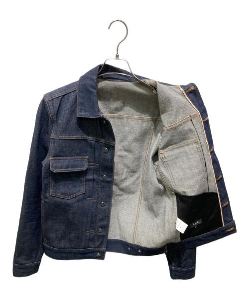 A.P.C.（アーペーセー）A.P.C. (アーペーセー) 2nd リジット デニムジャケット インディゴ サイズ:XSの古着・服飾アイテム