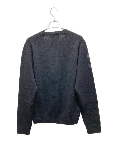 POLO RALPH LAUREN（ポロ・ラルフローレン）POLO RALPH LAUREN (ポロ・ラルフローレン) ホースデザインハンドニット ブラック サイズ:Lの古着・服飾アイテム