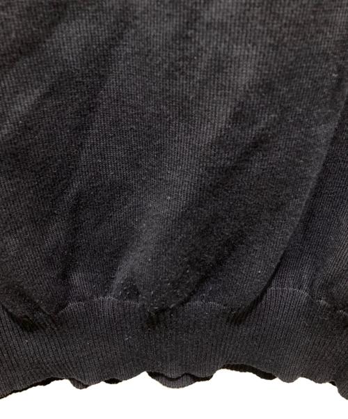 Maison Margiela（メゾンマルジェラ）Maison Margiela (メゾンマルジェラ) エルボーパッチクルーネックニット ブラック サイズ:Lの古着・服飾アイテム
