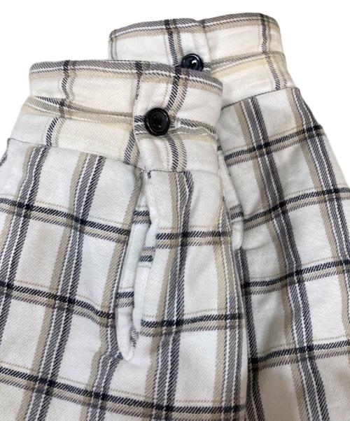 SUPREME（シュプリーム）Supreme (シュプリーム) Dickies (ディッキーズ) Dickies Plaid Hooded Zip Shirt　ディッキーズプレイドフーディージップアップシャツ ベージュ サイズ:Mの古着・服飾アイテム