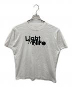 sacaiサカイ）の古着「Light my fire ／プリントTシャツ」｜ホワイト