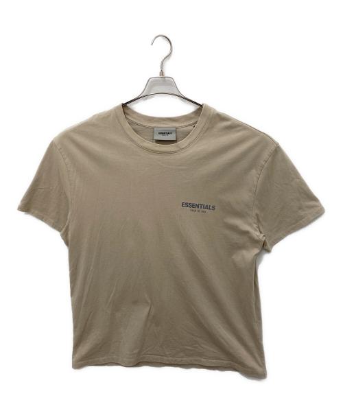 FOG ESSENTIALS（フィアオブゴッド エッセンシャル）FOG ESSENTIALS (フィアオブゴッド エッセンシャル) プリントTシャツ ベージュ サイズ:Lの古着・服飾アイテム