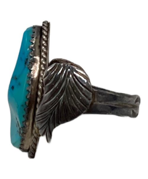 Navajo（ナバホ）Navajo (ナバホ) ターコイズリング グレー サイズ:12号の古着・服飾アイテム