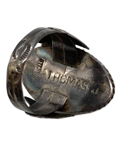 Navajo（ナバホ）Navajo (ナバホ) ターコイズリング グレー サイズ:12号の古着・服飾アイテム