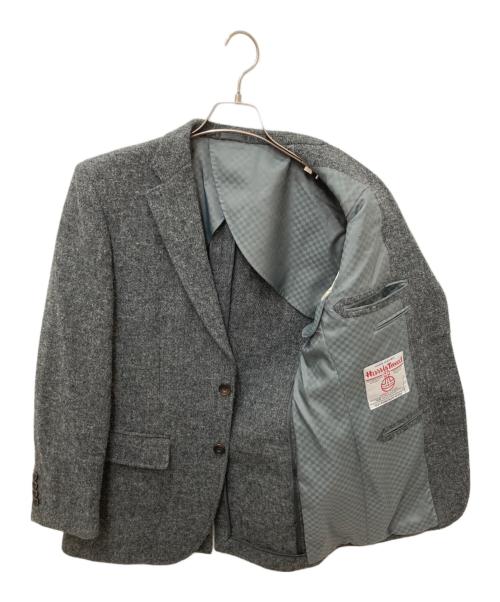 Harris Tweed（ハリスツイード）Harris Tweed (ハリスツイード) Respect (リスペクト) テーラードジャケット グレー サイズ: 94A6の古着・服飾アイテム