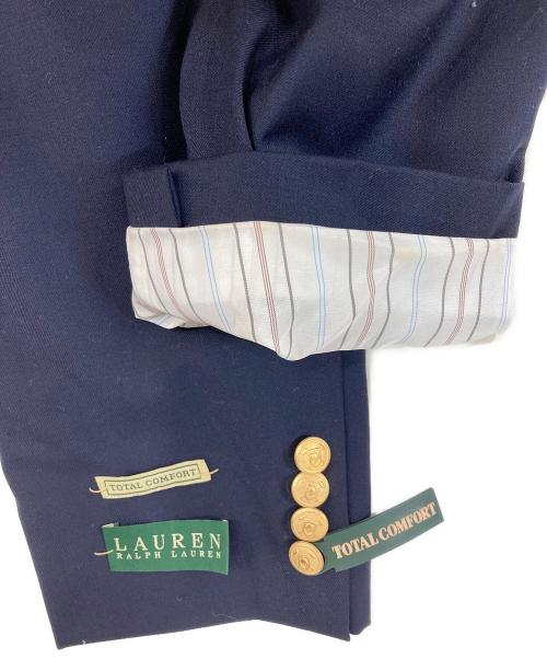 LAUREN RALPH LAUREN（ローレンラルフローレン）LAUREN RALPH LAUREN (ローレンラルフローレン) 金釦テーラードジャケット ネイビー サイズ:42Lの古着・服飾アイテム