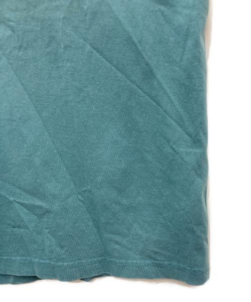 stussy（ステューシー）stussy (ステューシー) ロゴ刺繍半袖Tシャツ ブルー サイズ:Ｍの古着・服飾アイテム