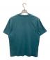stussy (ステューシー) ロゴ刺繍半袖Tシャツ ブルー サイズ:Ｍ：4000円
