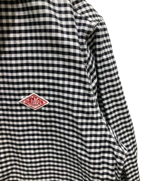 DANTON（ダントン）DANTON (ダントン) OX CHECK ROUND COLLAR SHIRTS PLAID ブラック サイズ:42の古着・服飾アイテム