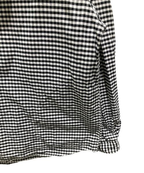 DANTON（ダントン）DANTON (ダントン) OX CHECK ROUND COLLAR SHIRTS PLAID ブラック サイズ:42の古着・服飾アイテム