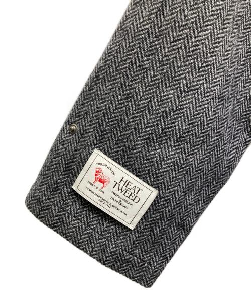 Traditional Weatherwear（トラディショナルウェザーウェア）Traditional Weatherwear (トラディショナルウェザーウェア) BARGATE　バーゲート　 ヘリンボーンコート グレー サイズ:36の古着・服飾アイテム