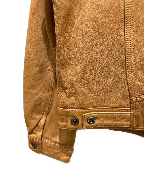 GAP（ギャップ）GAP (ギャップ) レザージャケット ブラウン サイズ:Ｍの古着・服飾アイテム