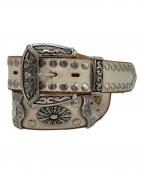 TORNADO MARTトルネードマート）の古着「スタッズベルト」｜ホワイト