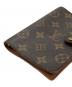 中古・古着 LOUIS VUITTON (ルイ ヴィトン) 手帳カバー　アジェンダPM　モノグラム ブラウン：8000円