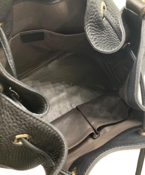 GUCCI（グッチ）GUCCI (グッチ) 2WAYレザータッセルショルダーバッグ　バンブー ブラックの古着・服飾アイテム