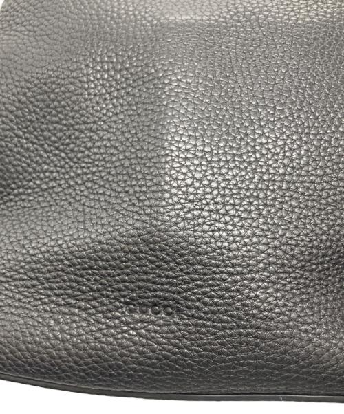 GUCCI（グッチ）GUCCI (グッチ) 2WAYレザータッセルショルダーバッグ　バンブー ブラックの古着・服飾アイテム