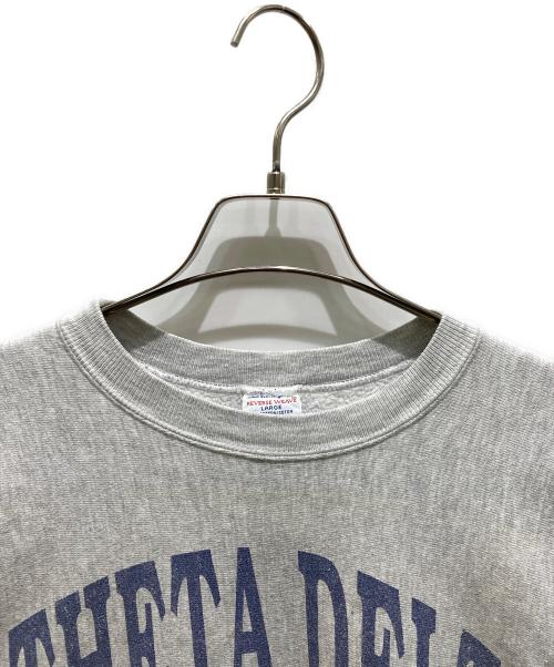 Champion REVERSE WEAVE（チャンピオン リバース ウィーブ）Champion REVERSE WEAVE (チャンピオン リバース ウィーブ) クルーネックスウェット ライトグレー サイズ:Lの古着・服飾アイテム