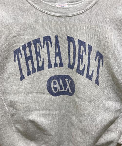 Champion REVERSE WEAVE（チャンピオン リバース ウィーブ）Champion REVERSE WEAVE (チャンピオン リバース ウィーブ) クルーネックスウェット ライトグレー サイズ:Lの古着・服飾アイテム