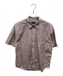stussy（ステューシー）の古着「BOXY SS SHIRT 8 BALL STRIPE」｜ブラウン