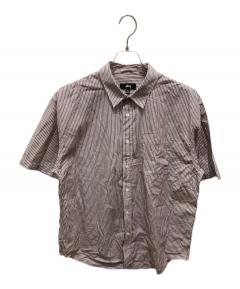 中古・古着通販】stussy (ステューシー) CRINKLED CHECK SS SHIRT