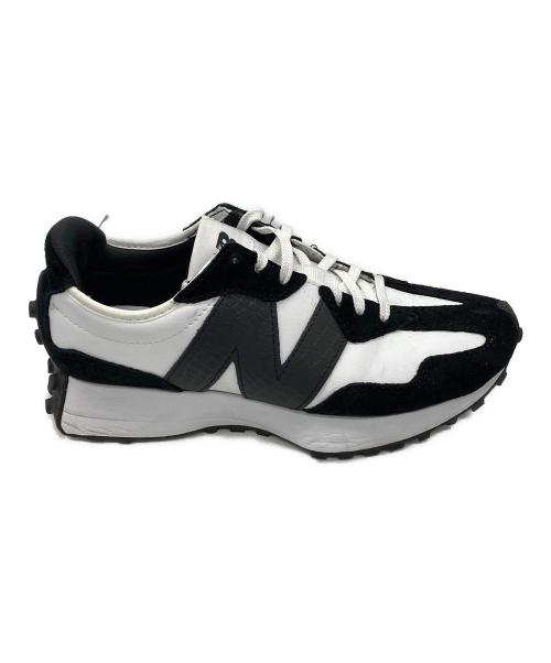 NEW BALANCE（ニューバランス）NEW BALANCE (ニューバランス) Women's 327 ローカットスニーカー ブラック×ホワイト サイズ:25.5の古着・服飾アイテム