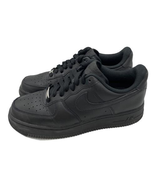 NIKE（ナイキ）NIKE (ナイキ) AIR FORCE 1 '07 ブラック サイズ:25.5の古着・服飾アイテム