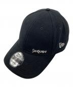 Saint Laurent Paris×New Eraサンローランパリ×ニューエラ）の古着「フリースロゴキャップ」｜ブラック