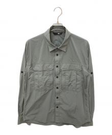 THE NORTH FACE（ザ ノース フェイス）の古着「ラッスルキャノピーシャツ」｜グレー