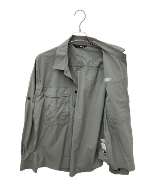 THE NORTH FACE（ザ ノース フェイス）THE NORTH FACE (ザ ノース フェイス) ラッスルキャノピーシャツ グレー サイズ:XLの古着・服飾アイテム