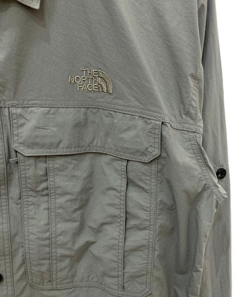 THE NORTH FACE（ザ ノース フェイス）THE NORTH FACE (ザ ノース フェイス) ラッスルキャノピーシャツ グレー サイズ:XLの古着・服飾アイテム