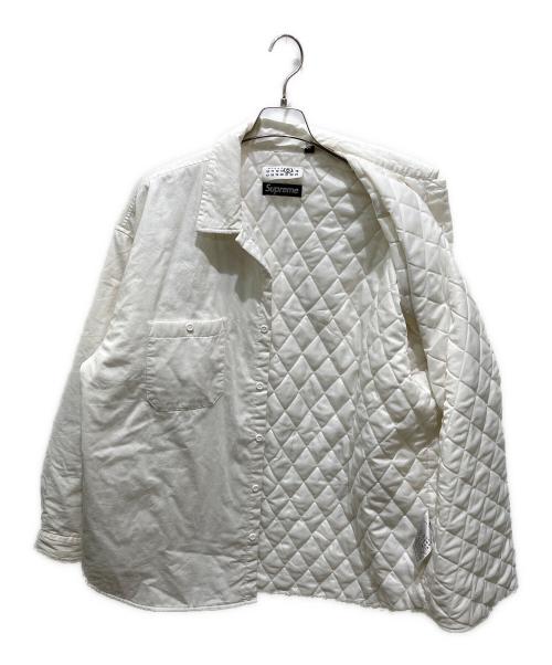 MM6 Maison Margiela（エムエムシックスメゾンマルジェラ）MM6 Maison Margiela (エムエムシックスメゾンマルジェラ) Supreme (シュプリーム) Padded Shirt ブラック サイズ:XLの古着・服飾アイテム