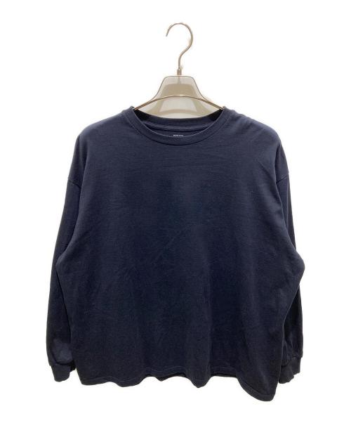Graphpaper（グラフペーパー）Graphpaper (グラフペーパー) ロングスリーブカットソー ネイビー サイズ:onesizeの古着・服飾アイテム