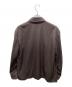 MARKAWARE (マーカウェア) SUPER 160's WOOL GABARDINE DRIVERS JACKET　スーパー160’sウールギャバジンドライバーズジャケット ブラウン サイズ:3：40000円