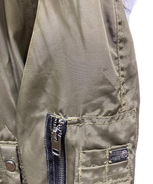 DIESEL（ディーゼル）DIESEL (ディーゼル) N-2Bジャケット カーキ サイズ:XXSの古着・服飾アイテム