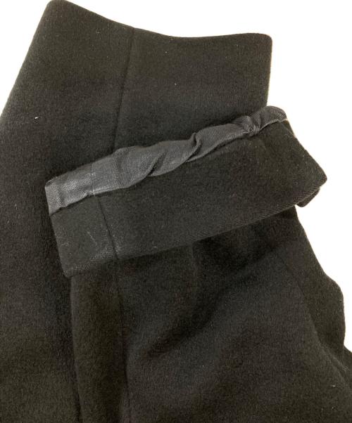 agnes b homme（アニエスベーオム）agnes b homme (アニエスベーオム) アンゴラウールロングコート ブラック サイズ:52の古着・服飾アイテム