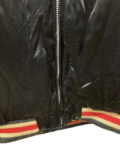 VANSON（バンソン）VANSON (バンソン) LOONEY TUNES (ルーニーチューンズ) リバーシブル刺繍スカジャン ブラック サイズ:XLの古着・服飾アイテム